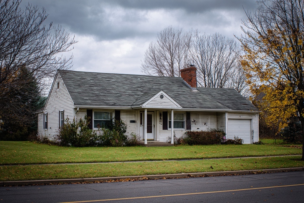 Ohio foreclosure property prepared for sale in average condition