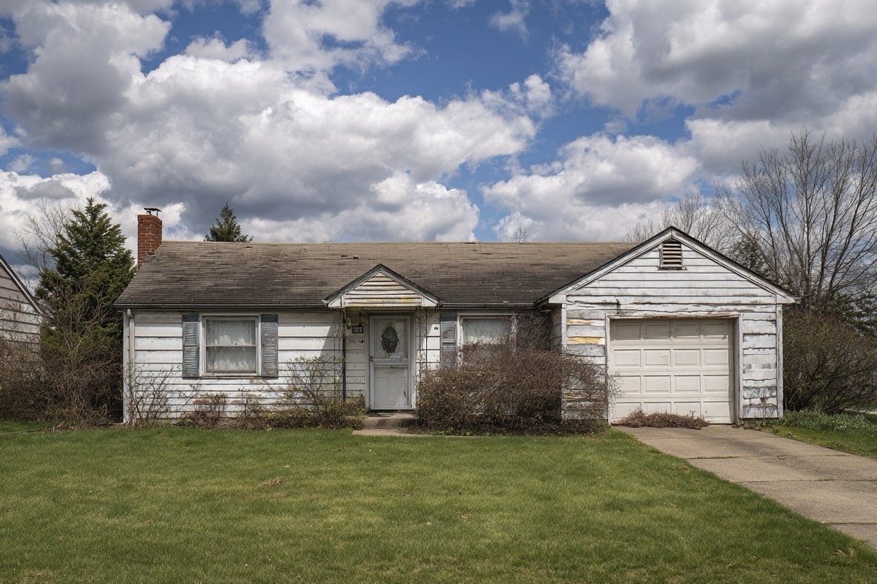 House in foreclosure Ohio showing typical suburban residential property