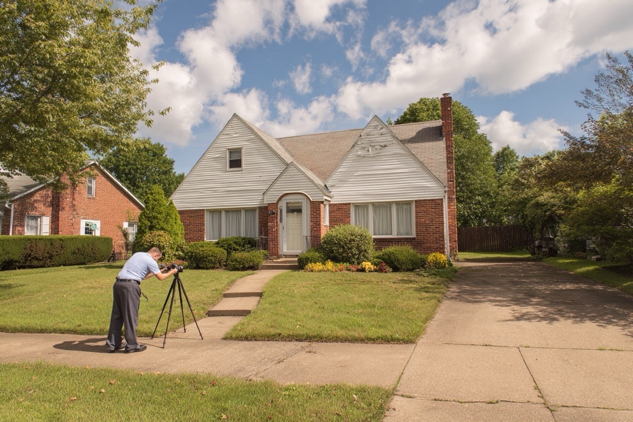 Ohio residential home prepared for buyer showing