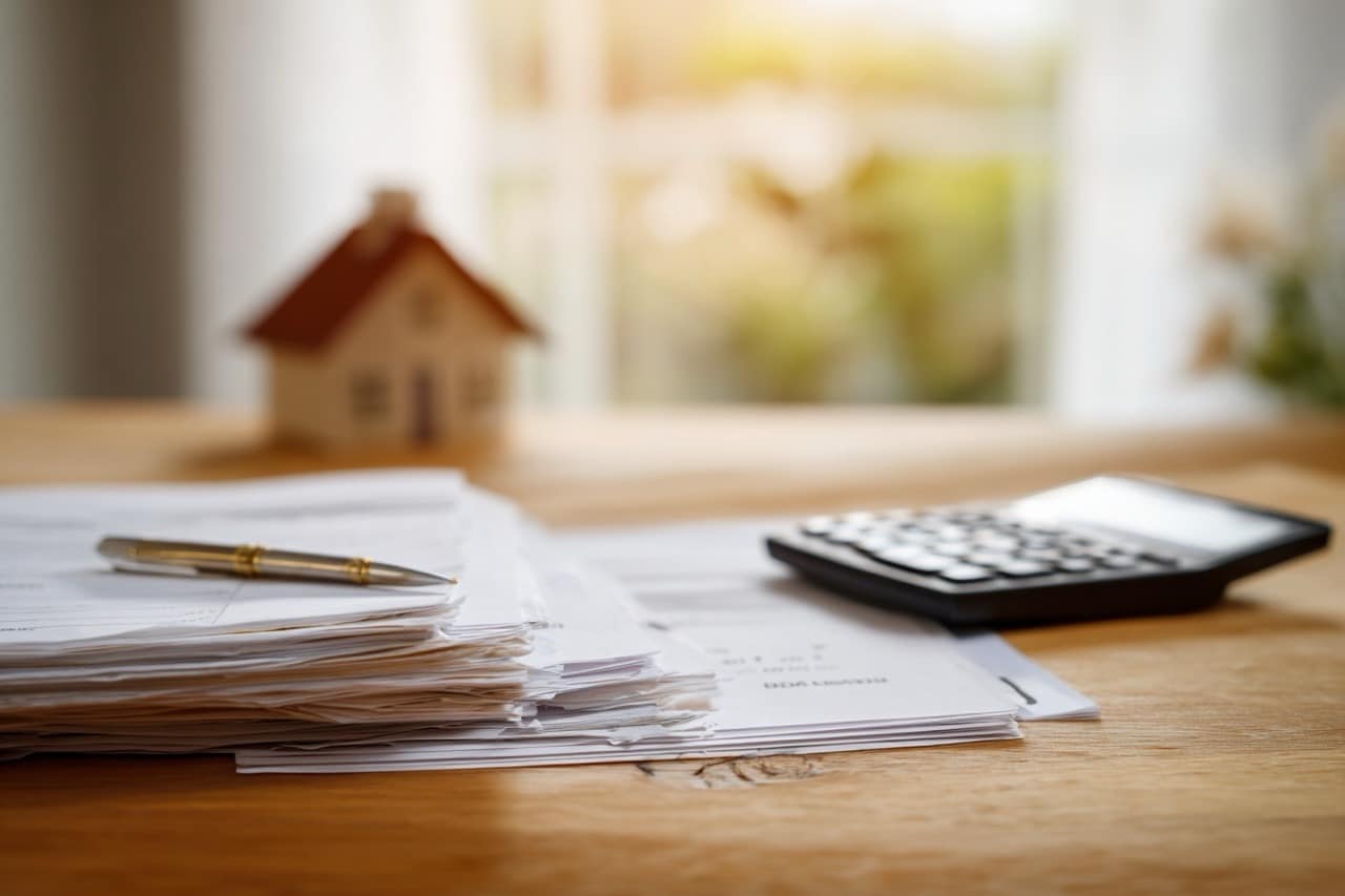 Estate documents and paperwork for Ohio inherited property sale